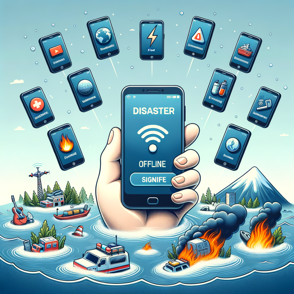 災害時に役立つスマホアプリ