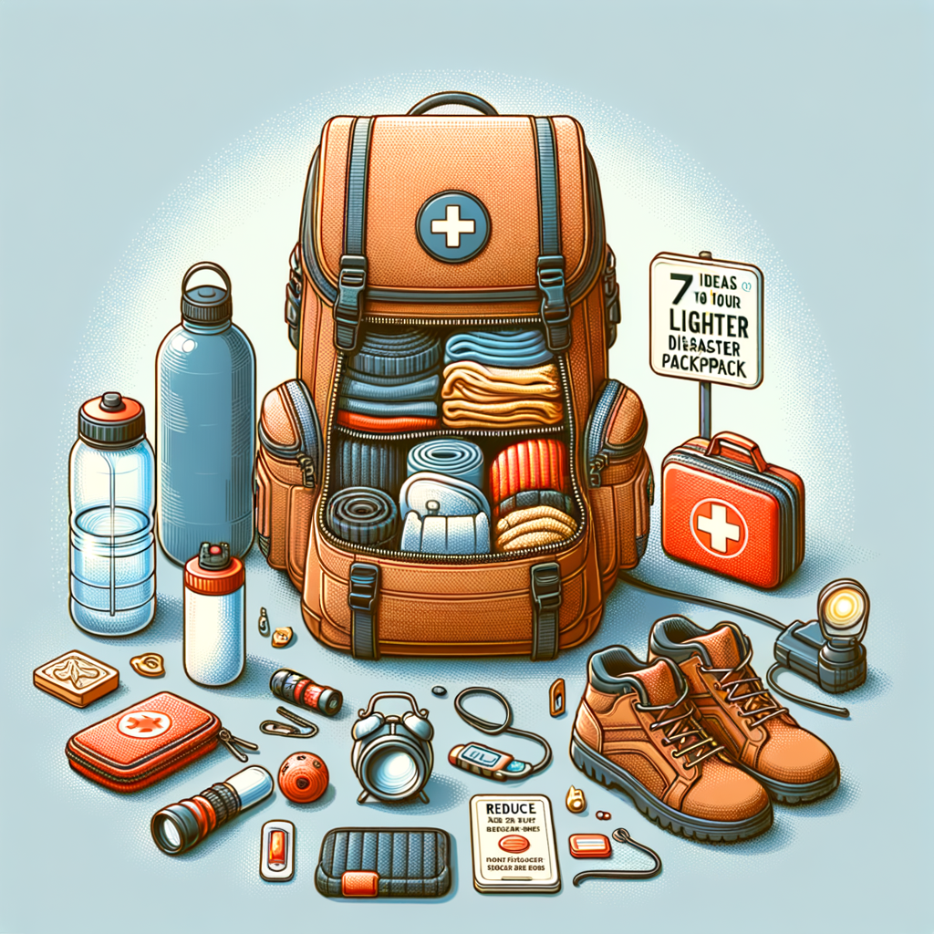 防災リュックを軽くする